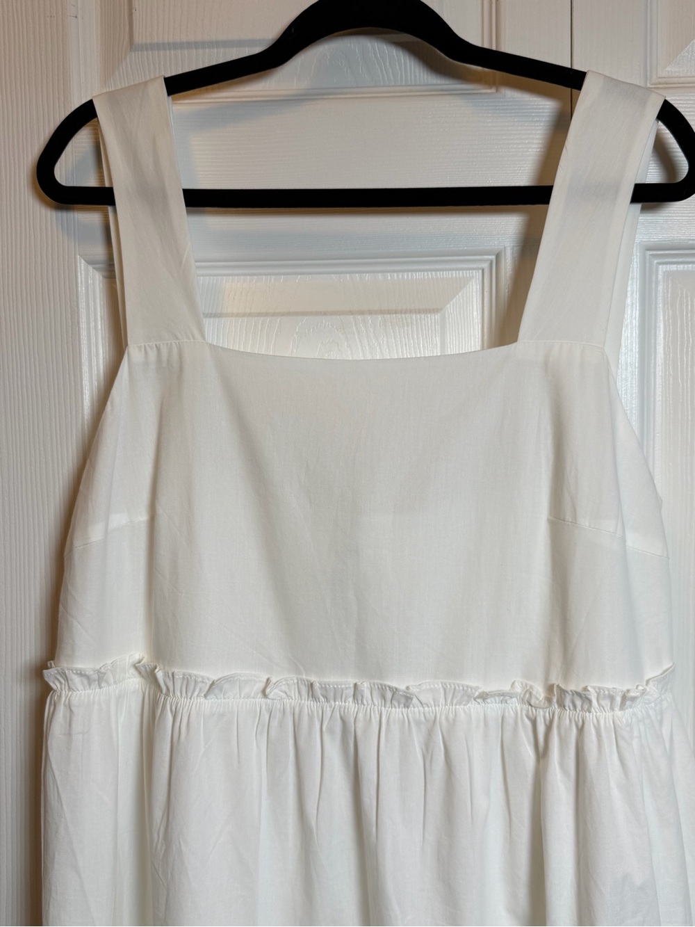 Heyson White Tiered Babydoll Mini Dress 1XL Sleeveless NWT - Picture 2 of 10